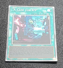 Yugioh JUSH-EN040 "A Case for K9" Starlight Rare 1st Edition MINT 10 - Image 2