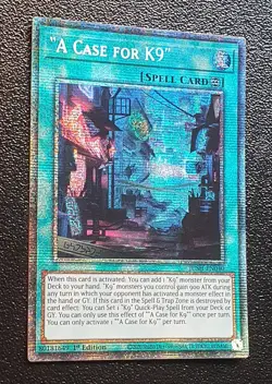 Yugioh JUSH-EN040 "A Case for K9" Starlight Rare 1st Edition MINT 10 - Image 3