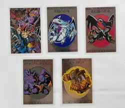 Yugioh Laminated Card Toei Movic Blue-Eyes White Dragon 1999 Japan Set5 - Image 1