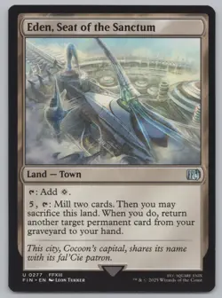 MTG Playset (4) - Final Fantasy - Eden, Seat of the Sanctum #277 -j462 - Image 2