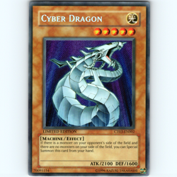 Cyber Dragon Secret Rare YuGiOh Card! Limited Edition #CT03-EN002 Secret Rare - Image 1