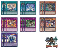 Yugioh! Rahu Ketu Dracotail Gulamel Horn Flame Urgula Pan Deck JUSH 1st Ed NM - Image 1