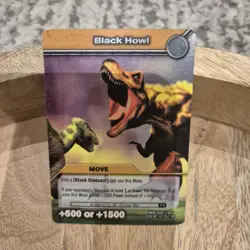 DKDS 050/100 Black Howl Dinosaur King Foil Trading Card - Image 1