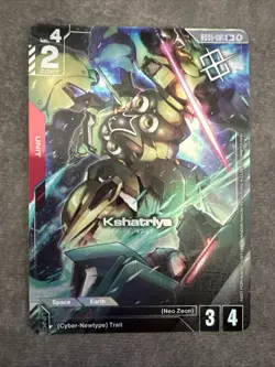 Kshatriya GD01-051 U+ Gundam TCG Winner Card y Art Foil - Image 1