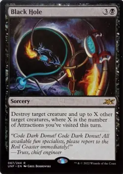 067/264 BLACK HOLE RARE UNFINITY MTG CARD - Image 1