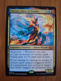 Veyran, Voice of Duality TDC 310 Mythic Tarkir Dragonstorm Commander NM MTG - Image 1