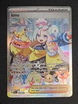 Iono 269/193 Paldea Evolved Special Illustration Rare Card Pokemon NM - Image 2