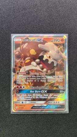 Heatran GX 25/236 Sun & Moon Unified Minds Ultra Rare 2019 Pokemon Card - Image 3