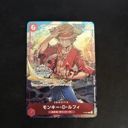 Monkey D. Luffy P-001 Championship Limited Promo Japanese NM One Piece Card Game - Image 1