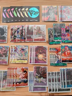 One Piece Card Lot 287x LP/MP SEC SR Parallel Included OP-01 to OP-07 - Image 3