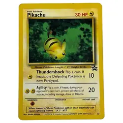 Pikachu # 27 "Bumblebee" Black Star PROMO WOTC Rare Pokemon Card - Image 1