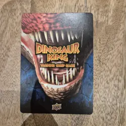 DKDS 054/100 SEARING FLAMES Dinosaur King Rare Foil Move Trading Card 2009 - Image 2