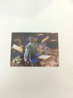 Case File Auditor Art Card (Gold-Stamped Signature) Murders at Karlov Manor NM - Image 1