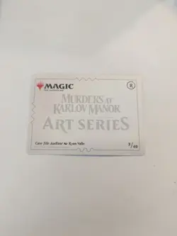 Case File Auditor Art Card (Gold-Stamped Signature) Murders at Karlov Manor NM - Image 2