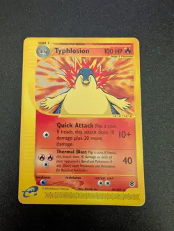 Typhlosion #64/165 Expedition Base Set, Lightly Played Condition, E-Reader Card - Image 1