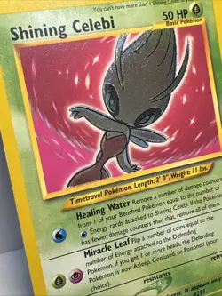 Shining Celebi 106/105 Shiny Secret Rare Neo Destiny Pokemon Card 2000. NM- - Image 2