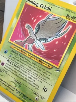 Shining Celebi 106/105 Shiny Secret Rare Neo Destiny Pokemon Card 2000. NM- - Image 3
