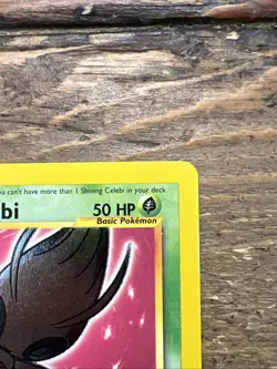 Shining Celebi 106/105 Shiny Secret Rare Neo Destiny Pokemon Card 2000. NM- - Image 5