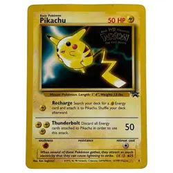 Pikachu #4 WB First Movie Black Star Promo Rare Pokemon Card Vintage 1999 WOTC - Image 1