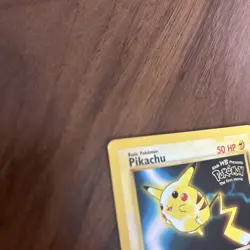 Pikachu #4 WB First Movie Black Star Promo Rare Pokemon Card Vintage 1999 WOTC - Image 5