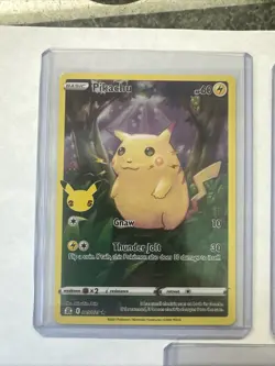 Pokemon Celebrations 25th Anniversary 5 Holo Pikachu Card Lot - Free Shipping - Image 3