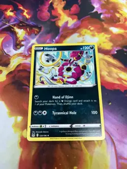 Hoopa 122/196 Swsh11: Lost Origin Regular NM-Mint Pokemon Card TCG - Image 1