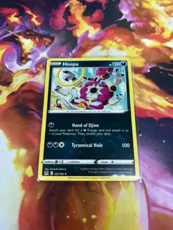 Hoopa 122/196 Swsh11: Lost Origin Regular NM-Mint Pokemon Card TCG - Image 3