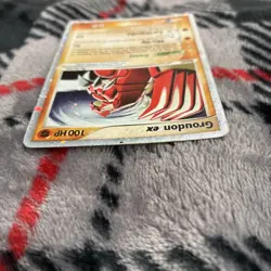Groudon EX - 038 - Pokemon Wizards Black Star Promo Card Nintendo HP - Image 3