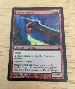 MTG Magic The Gathering Pardic Dragon Creature Foil 173/301 Boros & Szikszai NM - Image 1