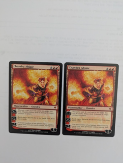 2 Chandra Ablaze Zendikar MTG NM Free shipping with tracking - Image 1
