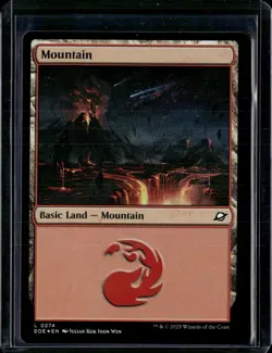 Mountain - 274 - Foil - EOE - NM - MTG Magic the Gathering - Image 1