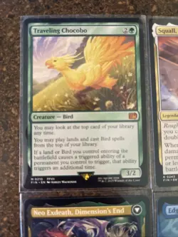MTG Traveling Chocobo Mythic #210 with Extras - Image 2