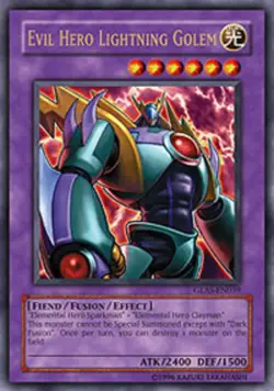 Moderately Played, English - 1 x MTG Evil Hero Lightning Golem - GLAS-EN039 - Ul - Image 1