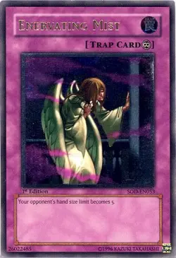 Lightly Played, English - 1 x MTG Enervating Mist - SOD-EN053 - Ultimate Rare - - Image 1