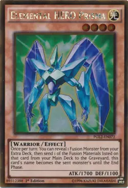 Near Mint, English - 1 x MTG Elemental HERO Prisma - PGL2-EN072 - Gold Rare - 1s - Image 1