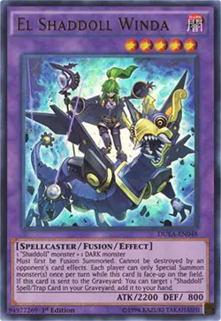 Lightly Played, English - 1 x MTG El Shaddoll Winda - DUEA-EN048 - Ultra Rare - - Image 1