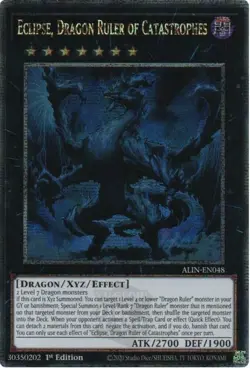 Near Mint, English - 1 x MTG Eclipse, Dragon Ruler of Catastrophes - ALIN-EN048 - Image 1