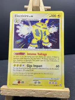 Electivire - 3/130 - Pokemon Diamond & Pearl Holo Card swirl - Image 1