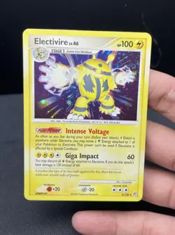 Electivire - 3/130 - Pokemon Diamond & Pearl Holo Card swirl - Image 3