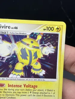 Electivire - 3/130 - Pokemon Diamond & Pearl Holo Card swirl - Image 4