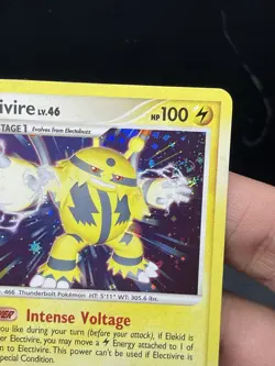 Electivire - 3/130 - Pokemon Diamond & Pearl Holo Card swirl - Image 5