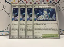 4x Area Zero Underdepths 131/142 x4 - Stellar Crown - Pokemon TCG - Playset - Image 1