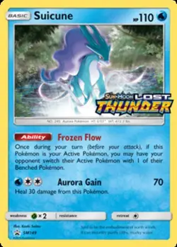 1x Suicune - SM149 (Prerelease Promo) - SM Black Star Promo NM-Mint Pokemon SM B - Image 1