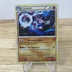 2011 Pokemon Call of Legends Lucario Holo #14/95 - Image 1
