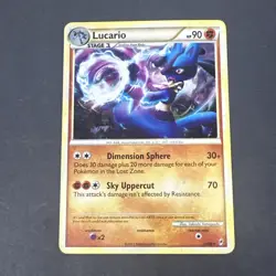 2011 Pokemon Call of Legends Lucario Holo #14/95 - Image 3