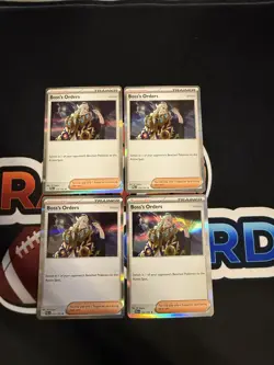 [4x Playset] Boss's Orders (172/193) SV02: Paldea Evolved Holo - Pokemon TCG - Image 1