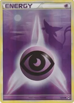 1x Psychic Energy - 92/95 - Common - Reverse Holo Heavily Played Pokemon HGSS - - Image 1