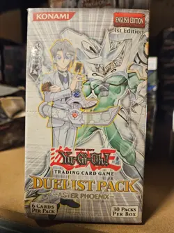 YuGiOh Duelist Pack Aster Phoenix Booster Box, NEW SEALED ENGLISH - Image 1