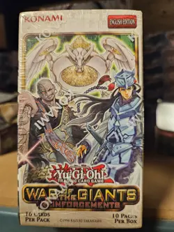 YuGiOh War Of The Giants Reinforcements Booster Box, NEW SEALED ENGLISH - Image 1