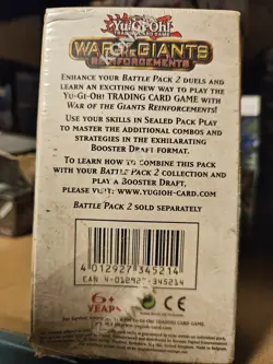 YuGiOh War Of The Giants Reinforcements Booster Box, NEW SEALED ENGLISH - Image 2